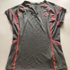 Grey/Orange Northface Shirt - M